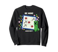 Minecraft Valentine's Day Be Mine Creeper Valentine's Card Felpa