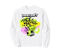 Minecraft Valentine's Day Bee Mine Graffiti Lettering & Art Felpa