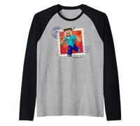 Minecraft Valentine's Day Explore Love Build Steve Arrows Maglia con Maniche Raglan