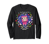 Minecraft Valentine's Day My Overworld Wouldn't Be The Same Maglia a Manica