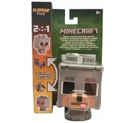 Minecraft Vanilla Flippin Figs Hostel Wolf and Tamed Wolf Action Figure per bambini dai 6 anni in su