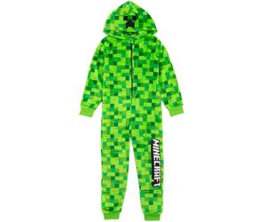 Minecraft Verde Pixelate Creeper Tutina Unisex Bambini