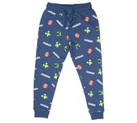MINECRAFT - Vestiti dei Pantaloni della Tuta dei Ragazzi - Blu 100% Cotone - Regali (9-10 Anni)