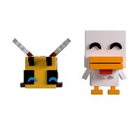 Minecraft Vinyl Figures Bee and Chicken Monitor Buddiez