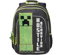 Cyp Brands Minecraft Adaptable Hostile Behavior 40x30x15 Cm 18l Backpack Nero Bambini
