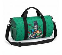 MINECRAFT - Zaino Borsa Borsone per palestra sport Bambini e Ragazzi dimensioni 45x29x33 cm