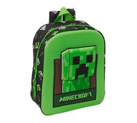 MINECRAFT - Zaino per asilo 3D, facile da pulire, ideale per bambini di diverse età, comodo e versatile, qualità e resistenza, 22 x 10 x 27 cm