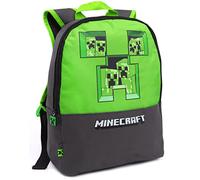 Minecraft Zaino per bambini Pixel Creeper Trafitto Borsa scuola grigia Taglia unica, sedici if grey, One Size, Grigio (seize if grey), Taille unique, Zaini