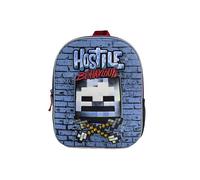 Minecraft Zaino prescolare 3D Hostile Behaviour - Resistente, spazioso e organizzato - 30 X 24 X 8 CM, multicolore, M, Casual