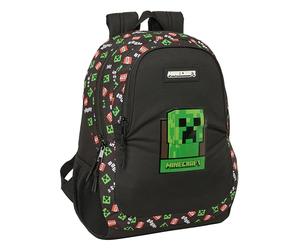 MINECRAFT - Zaino scuola per bambini, ideale per bambini di diverse età, comodo e versatile, qualità e resistenza, 32 x 16 x 44 cm