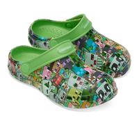 MINECRAFT Zoccoli Bambino con o Senza Ciondoli Scivolare Ciabatte Bambina Giardino Piscina Creeper Regalo Bambini (Verde Senza Ciondoli, 38/39 EU)