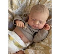 MineeQu Lifelike Bambole reborn Dormire baby 19 pollici vinile corpo completo anatomicamente corretto Vita reale Bambole neonate Baby Ragazza sembrano realistiche he