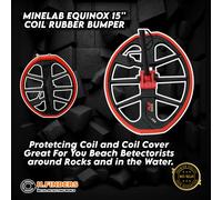 Minelab Equinox 15'' Bobina Paracolpi In Gomma