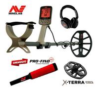 Minelab Metal Detector X-Terra Elite Expedition V12X+V8X+Cuffie Ws+Profind 40