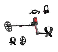 MINELAB Vanquish 460 - Metal detector completamente automatico, leggero, impermeabile, con tecnologia Multi-IQ, include bobina V10X a doppia D da 25,4 cm e cuffie cablate
