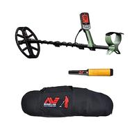 Minelab X-Terra Pro - Set di metal detector impermeabile con custodia e puntatore Pro-Find 35 (giallo/nero) (3 pezzi)