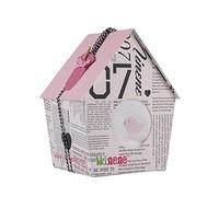 Minene Casita - Confezione regalo con body con applique, pantaloni e rullo in cotone dolce, colore: Rosa