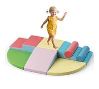 MINENICE Blocchi in schiuma per bambini, grandi blocchi da costruzione in schiuma, morbidi per l'arrampicata interna, adatti per bambini di età compresa tra 1 e 3 anni, per sviluppare l'intelligenza
