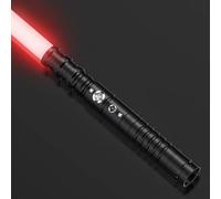 MINENICE Spada Laser,Spada Laser da duello,Effetti sonori,Impugnatura in Metallo con Colori RGB FX,Ricaricabili Tramite USB-C,Lightsaber FX per Feste per Bambini,Regalo, Cosplay (GJ6524)
