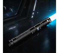MINENICE Spada Laser,Spada Laser da duello,Effetti sonori,Impugnatura in Metallo con Colori RGB FX,Ricaricabili Tramite USB-C,Lightsaber FX per Feste per Bambini,Regalo, Cosplay (GJ6528)