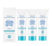 Mineral Baby Crema solare SPF 50, protezione solare minerale, Baby Sunscreen, SPF 50, lozione minerale appositamente progettata per la pelle sensibile di bambini e neonati (3)