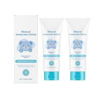 Mineral Baby Crema solare SPF 50, protezione solare minerale, Baby Sunscreen, SPF 50, lozione minerale appositamente progettata per la pelle sensibile di bambini e neonati (2)