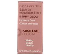 Mineral Fusion 3-In-1 Color Stick - Berry Glow for Women 0,16 oz Makeup