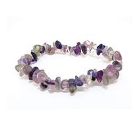 Mineral Import Braccialetto in Chips di Fluorite Arcobaleno
