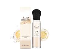 Mineral Protection Sunscreen Powder, Mineral Sunscreen Setting Powder, protezione solare SPF 30 UVA + protezione UVB, SPF 30, polvere di fissaggio naturale, compatibile con il trucco (1 pezzo)