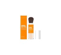 [Mineral Setting Powder] Cipria fissante opaca, soft focus, anti-oleosità, anti-sudore e resistente al trucco, con pennello nero. Cipria fissante per il trucco viso portatile.