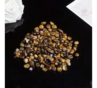 Minerali di quarzo cristallino naturale, pietra colorata naturale, campione curativo di quarzo per la decorazione dell'acquario, pietra per la decorazione della casa - Occhio di tigre - 100 g