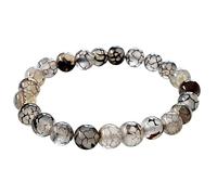 Minéraux et Cristaux Bracciale Agata Drago in Pietra Naturale, Taille unique, Gemma, Agata