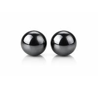 Minéraux et Cristaux : Coppia di sfere in ematite magnetica. Anti dolore e favorisce il rilassamento. Combina l'ematite con il potere del magnete. Garanzia pietra naturale. (1 unità = 1 coppia)