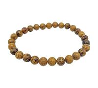 Minéraux et Cristaux Questo bracciale in diaspro mariam, in pietra naturale, disponibile in perle da 6, 8 o 10 mm. I nostri braccialetti sono garantiti vera pietra e di qualità AA o AAA., Taille