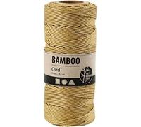 Minerva Cordoncino rotondo in bambù, adatto per sartoria e tappezzeria, larghezza 1 mm, rotolo da 65 metri