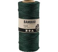 Minerva Cordoncino rotondo in bambù verde, adatto per sartoria e tappezzeria, larghezza 1 mm, rotolo da 65 metri
