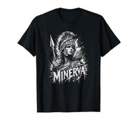 Minerva Dea Romana Guerriera Atena Mitologia Maglietta