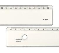 MINERVA Regola 110 cm uno smusso trasparente