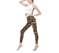 Minetom Donna Pantaloni Militari Sciolto Fashion Hip Hop Stile Pantaloni Cargo Prodotto Plus Eleganti High Waist Cute Chic Con Tasche Vintage Alla Moda Tempo Libero Pantaloni B Verde IT 38
