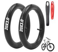 Mineup 2PCS Camera D'aria, 20 X 3,0 Pollici Mountain Bike Elettrica Con Valvola Schrader AV35 Mm Per Fat Bike, Mountain Bike, Bici Elettriche