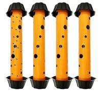 Mineup 4 Pcs Trappole Per Mosche Grandi Per Interni Ed Esterni, Trappola Per Zanzare Con Strisce Adesive, Trappole Per Mosch Sospese Con Gancio Per Appendere, Respinge Efficacemente Mosche E Zanzare