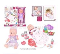 Mineup Accessori Per Bambolotti Bambole, 35CM Set Di Bambola Bebè, Realistico Giocattoli Per Bambola Neonato, Compleanno Natale Regalo Per Bambini 3 4 5 Anni