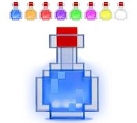 Mineup Bottiglia Magica Luce Notturna, Lampada Da Tavolo LED a Forma Di Pozione Con 8 Colori, Luci Colorate Cambiabili, Ricaricabile USB C, Scuotere La Luce Che Cambia Color, Regalo Per Bambini E Adul