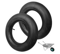 Mineup Camera D'aria Per Carrello 4.80/4.00-8, 2Pcs Camera A’aria Di Ricambio Asta, Camera D Aria Per Carrello, Ruota Di Ricambio Camera D'Aria, Tubo Interno Carriola Per Carrelli A Mano Scooter