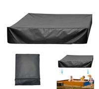 Mineup Copertura Sabbiera Impermeabile, Copertura per Sandbox 150X150X20cm, Tessuto Oxford Telo Copri Sabbiera con Coulisse Copertura Impermeabile della Piscina di Sabbia, Tavolo, Mobili