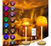 Mineup Lampada Aurora Boreale, 16 Colori Proiettore Stelle Soffitto, Telecomando Luce Notturna Bambini, Proiettore Aurora Boreale Lamp Per Camere Da Letto,Salotto,Giochi,Feste Atmosfera Lampada