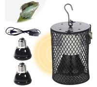 Mineup Lampade Riscaldanti per Terrari, 2 Pezzi E27 50 W Pet Ceramica Riscaldamento Lampada, Lampada Riscaldante per Tartarughe, Lampada Termica per Rettili da terrario per serpenti, pulcini