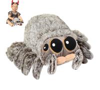 Mineup Ragno Peluche Bambola, 20 CM Ragno Di Peluche Morbido E Realistico, Ragni Di Peluch Di Halloween, Spider Stuffed Toy, Inquietante Ragno Per Bambini E Adulti Ad Halloween, Natale E Compleanni