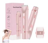 Mineup Rasoio Elettrico Donna, 2 in 1 Rasoio Intimo Ed Elettrico Per Donne, Rasoio Elettrico Da Donna, Ricaricabile Epilatore Elettrico Donna, Depilatore Corpo Per Corpo Ascelle Bikini