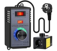 Mineup Regolatore di velocità della Ventola, AC 220v 10A 4000W regolatore di tensione del motore, regolatore velocita motori per mediante smerigliatrice angolare, soffiatore, dimmer